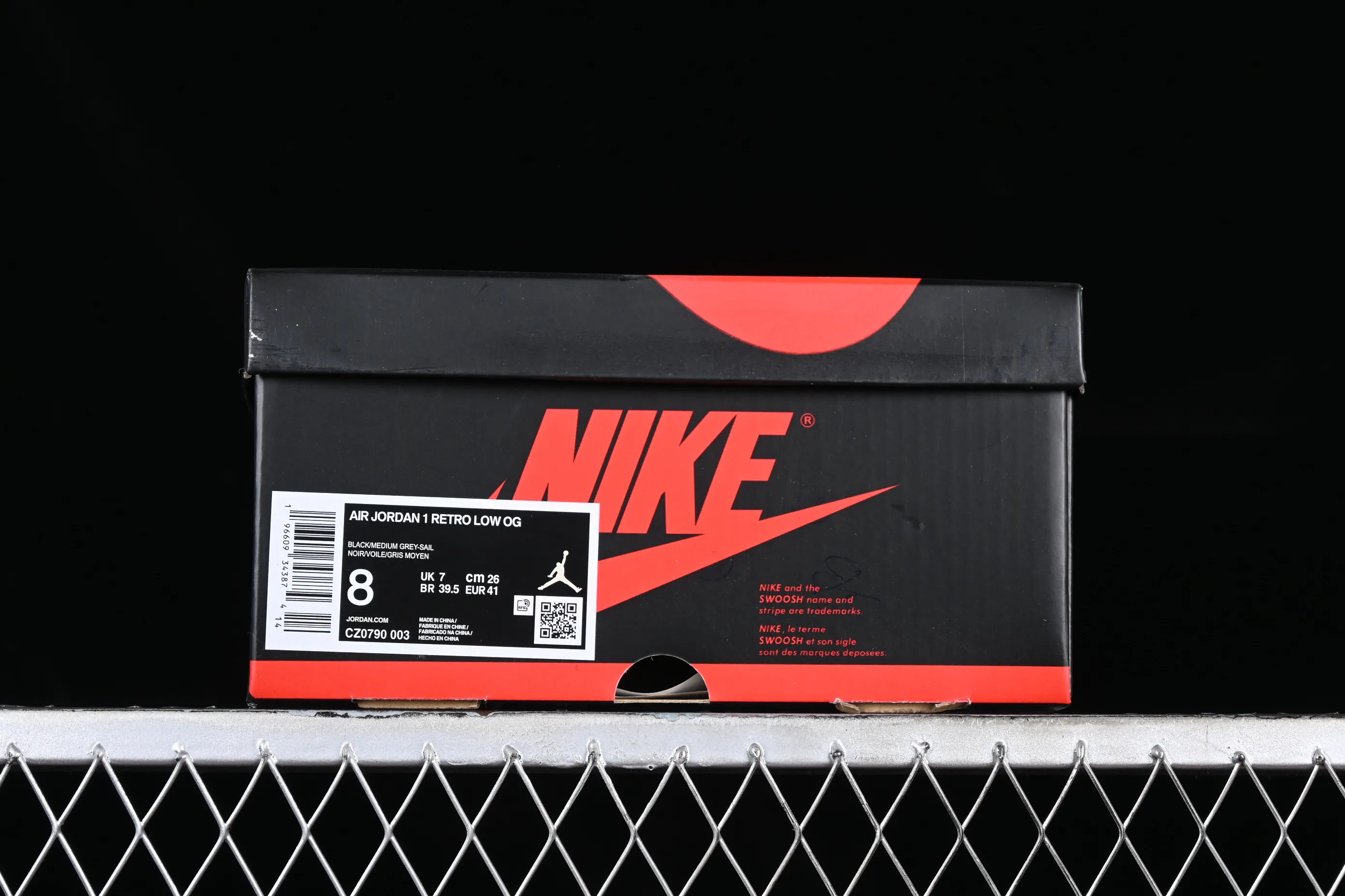 All categories Air Jordan Jordan series basketball shoes Air Jordan 1 Low Z version Air Jordan 1 Low OG AJ1 Joe 1 shadow gray low-top casual sneakers CZ0790-003